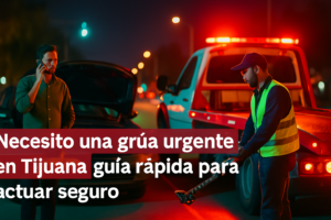 Necesito una grúa urgente en Tijuana guía rápida para actuar seguro