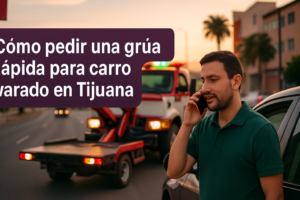 Cómo pedir una grúa rápida para carro varado en Tijuana